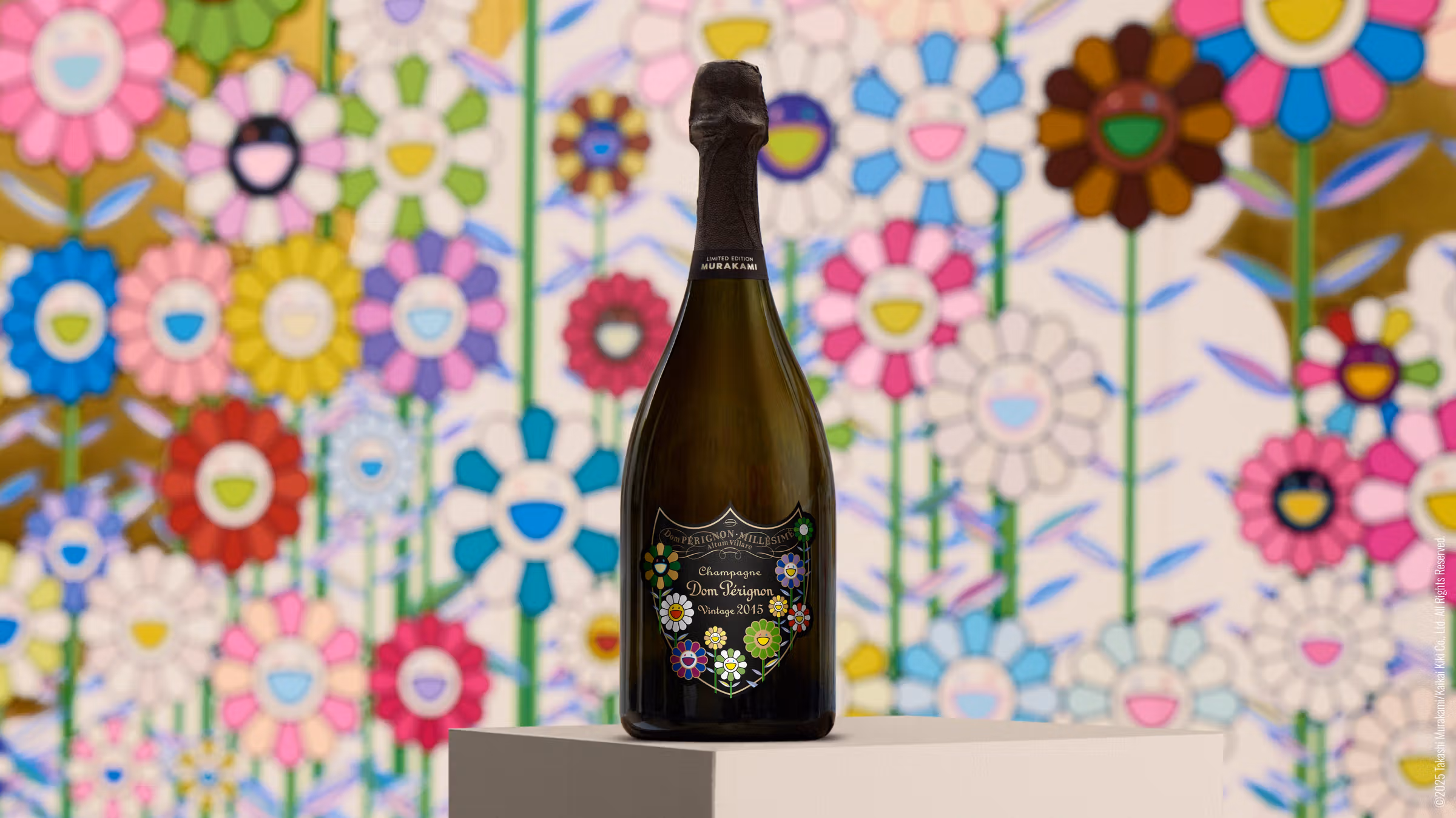 Takashi Murakami Brings His Signature Flower Power To Dom Pérignon