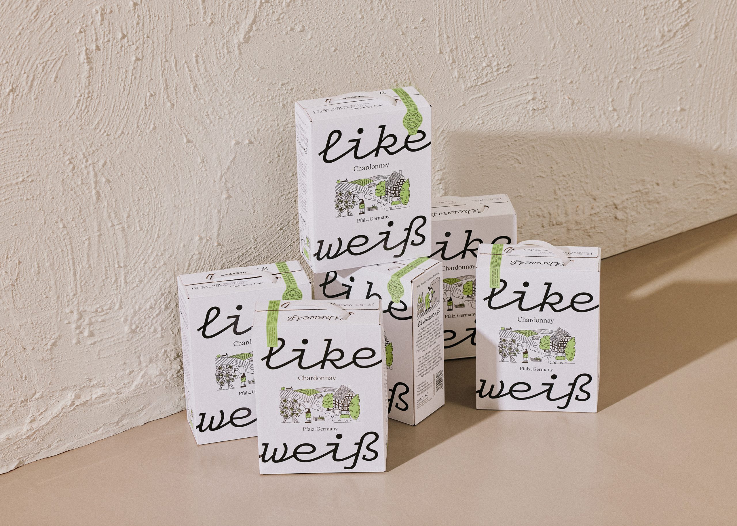 Typography Takes the Lead in Likeweiß’s Wine Box