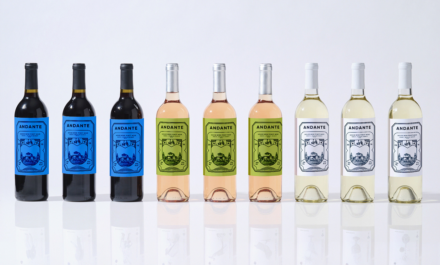 Andante Is Stamped and Sealed In Type