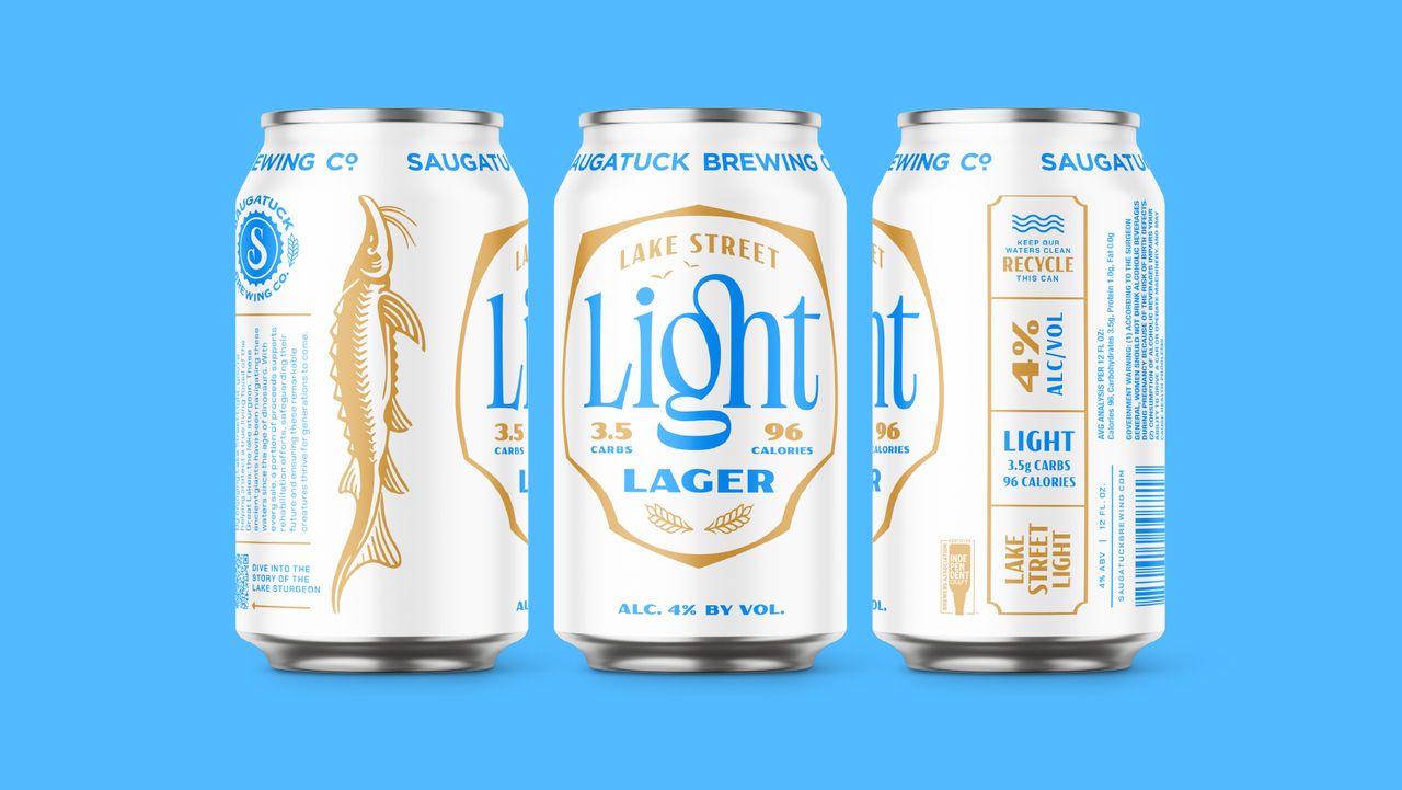 Lake Street Lager’s No-Nonsense Cans Offer a Lighter Look