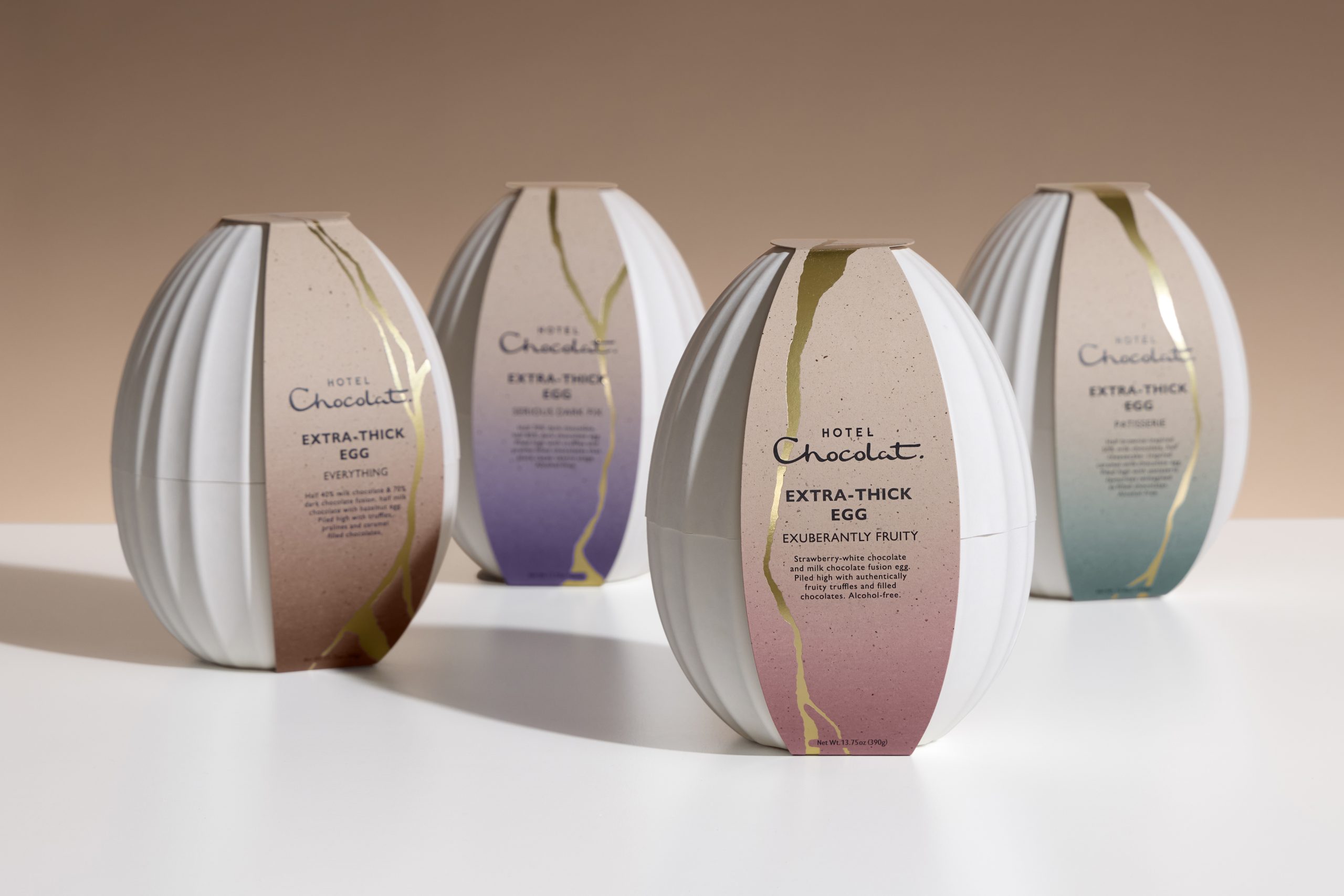 Hotel Chocolat’s Thoughtfully Textured Easter Egg Packaging