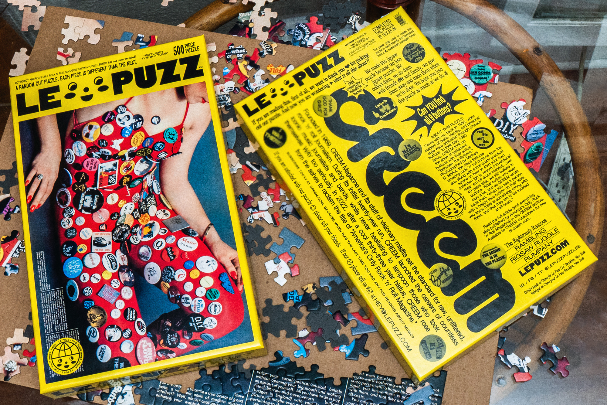 Rock Mag ‘Creem’ and LePuzz Collab For Limited-Edition Fan Club Puzzle