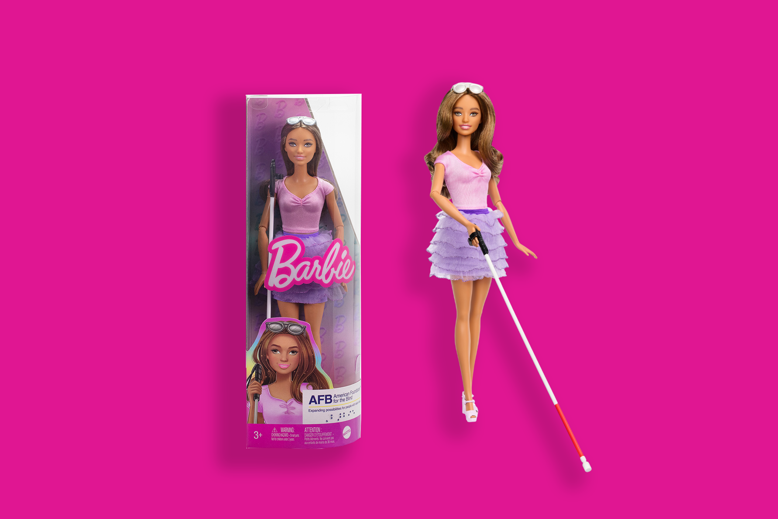 Blind and Low-Vision Children Helped Mattel Design a Blind Barbie with Ultra-Accessible Packaging