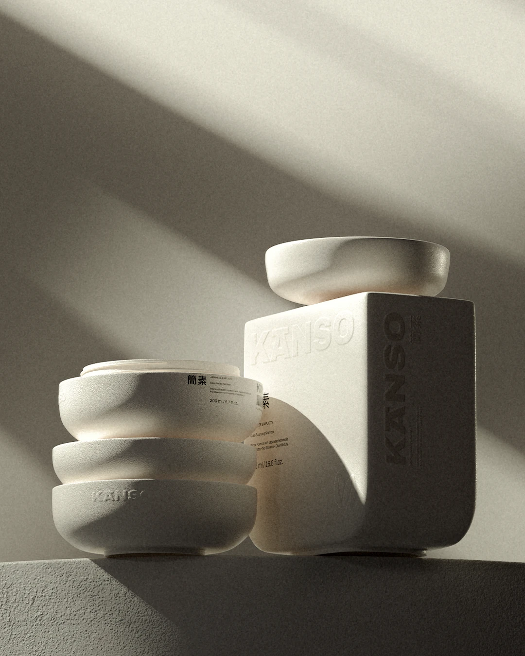 Yernaz Ramazanov Sculpts Kanso’s Quietly Elegant Packaging